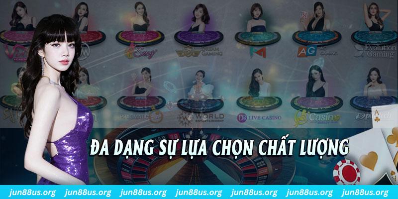 Đa dạng các siêu phẩm hấp dẫn, bắt mắt, tỷ lệ thưởng cao