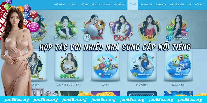 Các sảnh game hợp tác và cung cấp sản phẩm