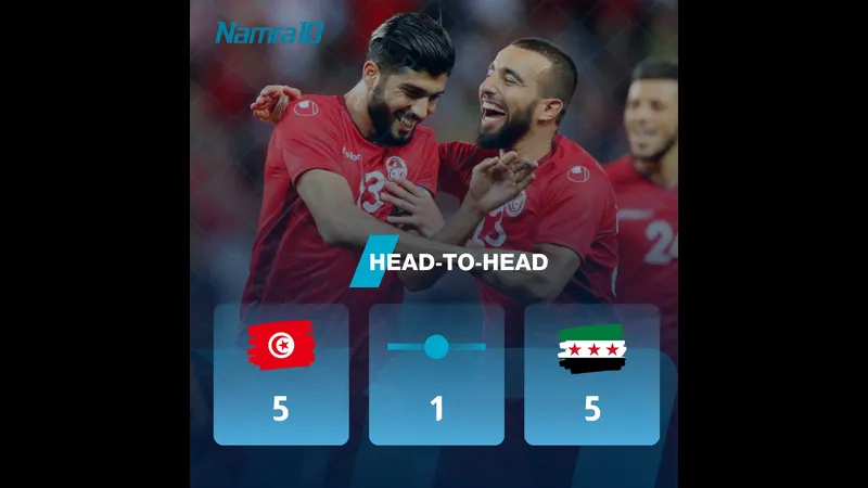 Cầu thủ Tunisia dùng kỹ thuật cá nhân vượt qua hậu vệ Syria trong trận đấu bóng đá quốc tế. Cầu thủ Tunisia dùng kỹ thuật cá nhân vượt qua hậu vệ Syria trong trận đấu bóng đá quốc…